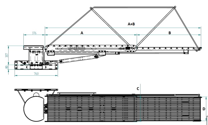 external rotating gangway Paradiso