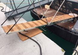 Picture of the Swissway external rotating gangway Paradiso.