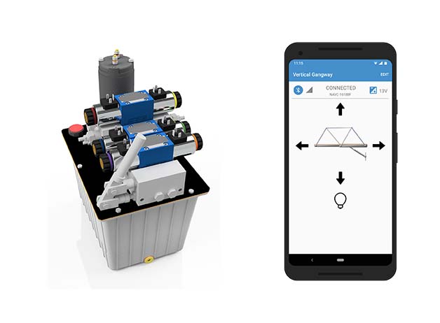 Hydraulic Power Unit with smartphone app